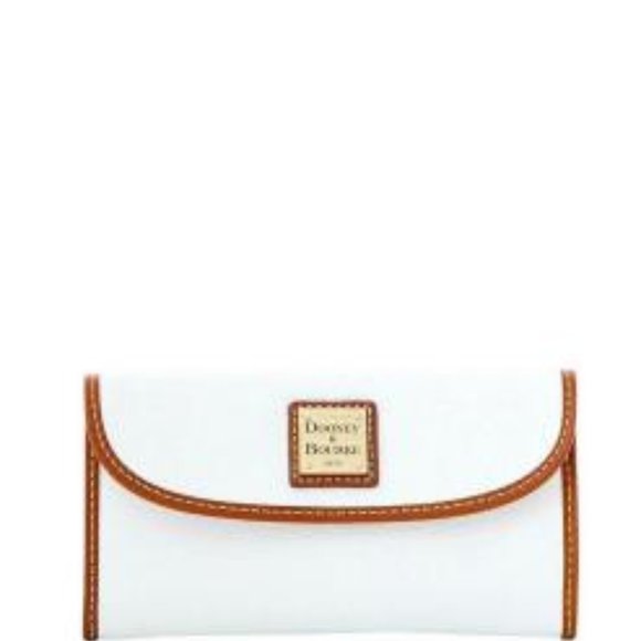 Dooney & Bourke Handbags - Dooney & Bourke Pebble Grain Continental Clutch